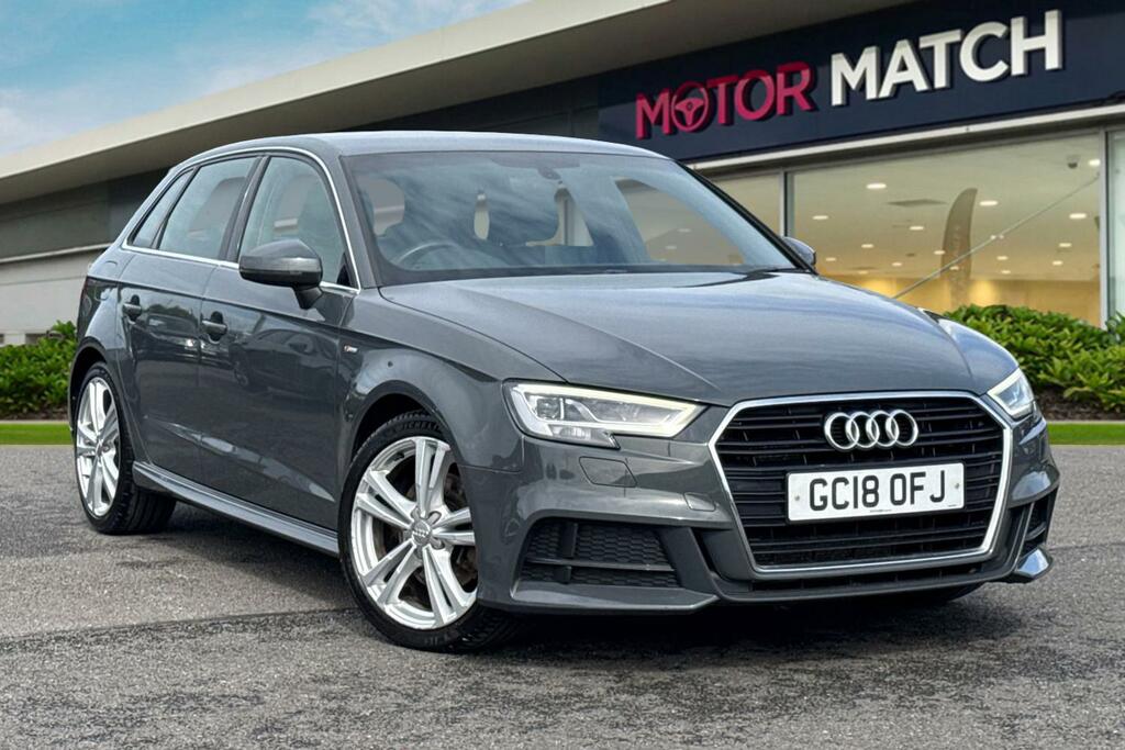 Audi A3 2.0 Tfsi S Line Sportback Euro 6 Ss Grey