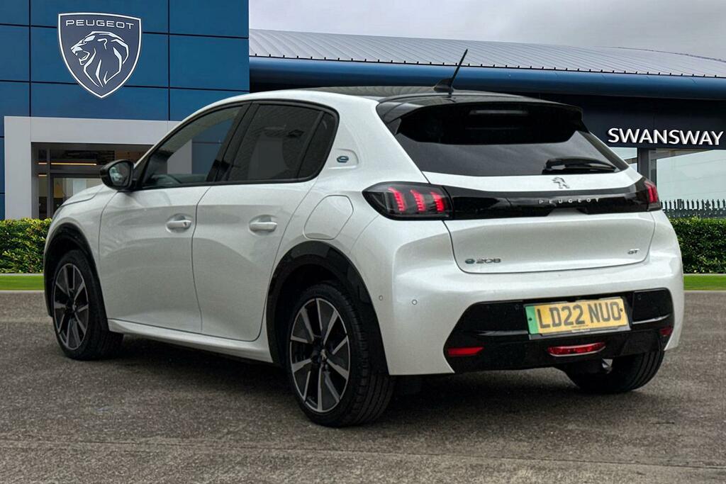 Peugeot e-208 50Kwh Gt 11Kw Charger White #2