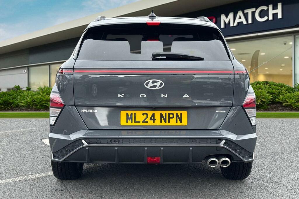 Hyundai Kona 1.6 H-gdi N Line Dct Euro 6 Ss Grey #4