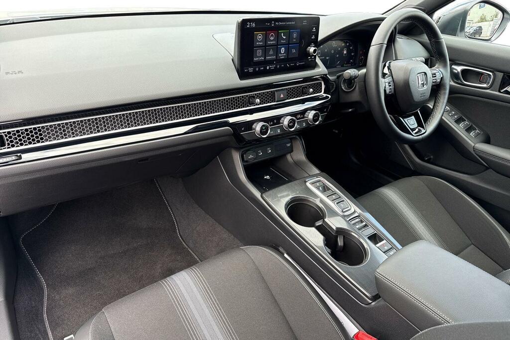 Honda Civic 2.0 H I-mmd Sport Ecvt Euro 6 Ss White #2