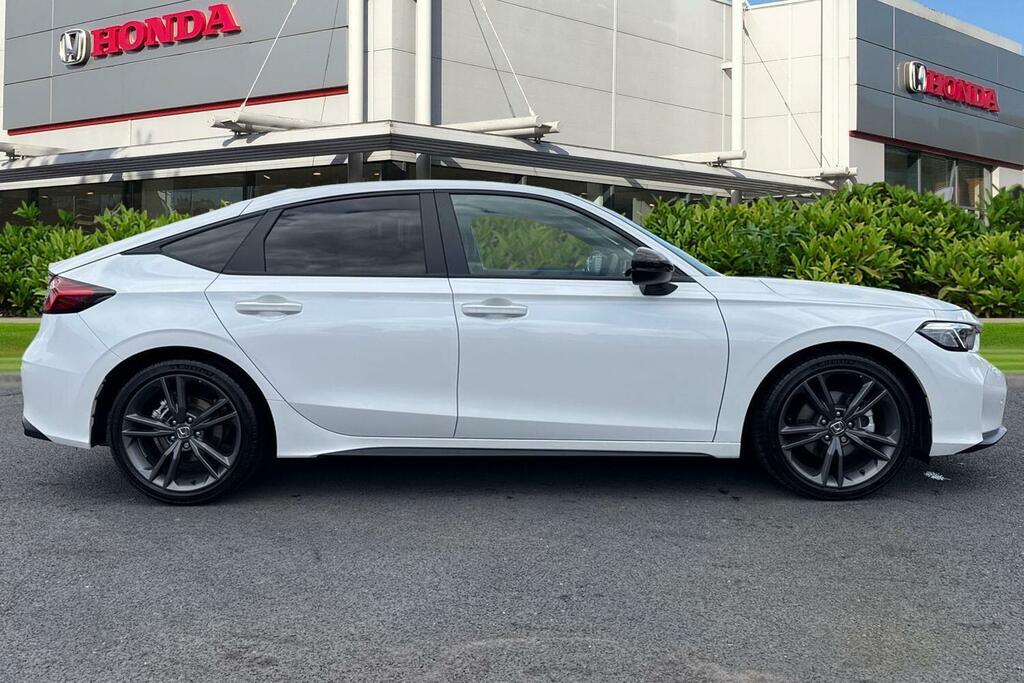 Honda Civic 2.0 H I-mmd Sport Ecvt Euro 6 Ss White #5
