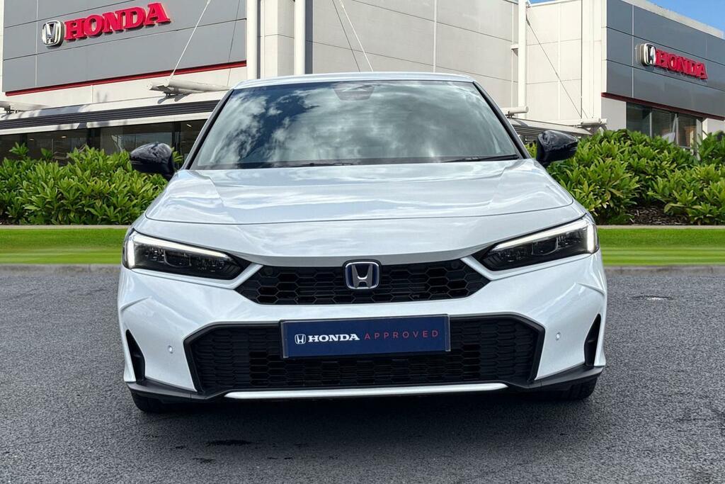 Honda Civic 2.0 H I-mmd Sport Ecvt Euro 6 Ss White #6