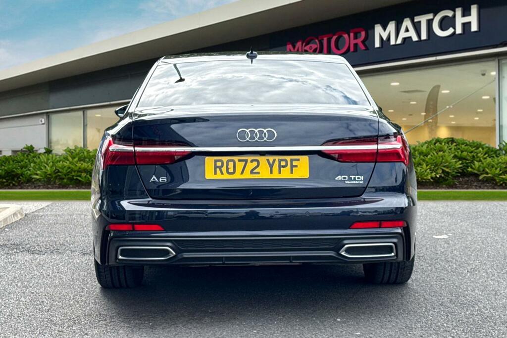 Audi A6 Saloon 2.0 Tdi 40 S Line S Tronic Quattro Euro 6 Ss Blue #4