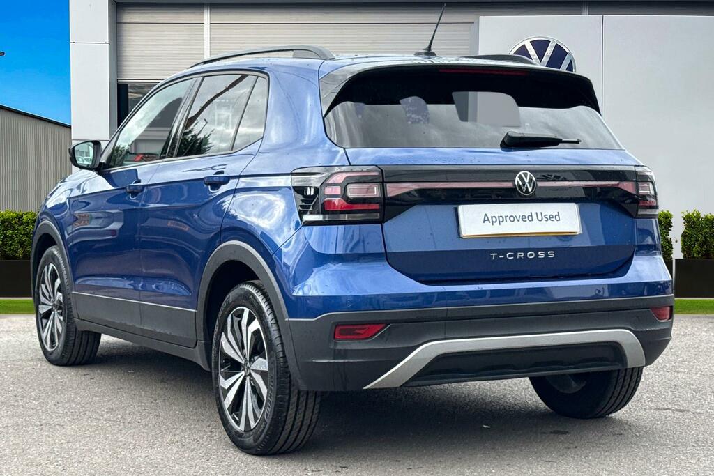 Volkswagen T-Cross 1.0 Tsi Black Edition 1 Year Vw Warranty Blue #2