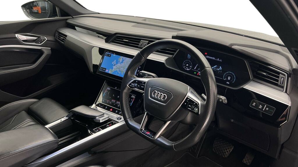 Audi E-tron 230Kw 50 Quattro 71Kwh Black Edition LR71RFZ Black #6