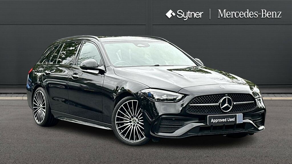 Mercedes-Benz C Class C300 Amg Line Premium Plus 9G-tronic Black