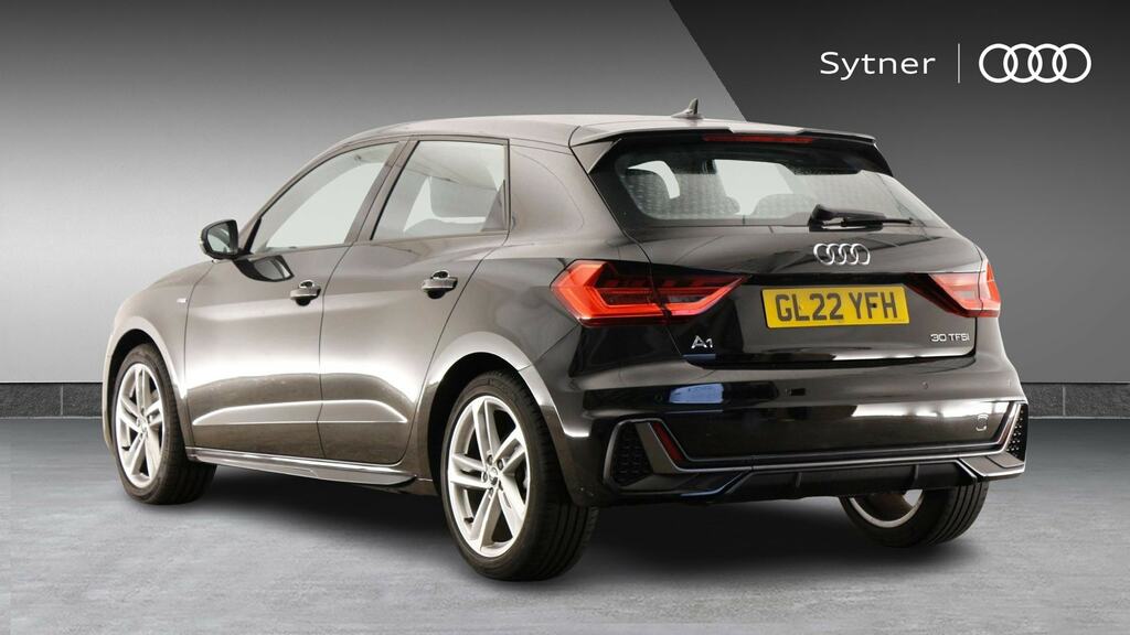 Audi A1 30 Tfsi 110 S Line S Tronic Tech Pack GL22YFH Black #3
