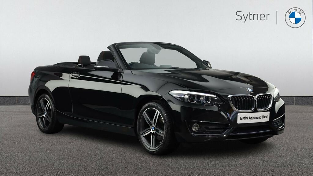 BMW 2 Series 218D Sport Nav DL18PPY Black #2