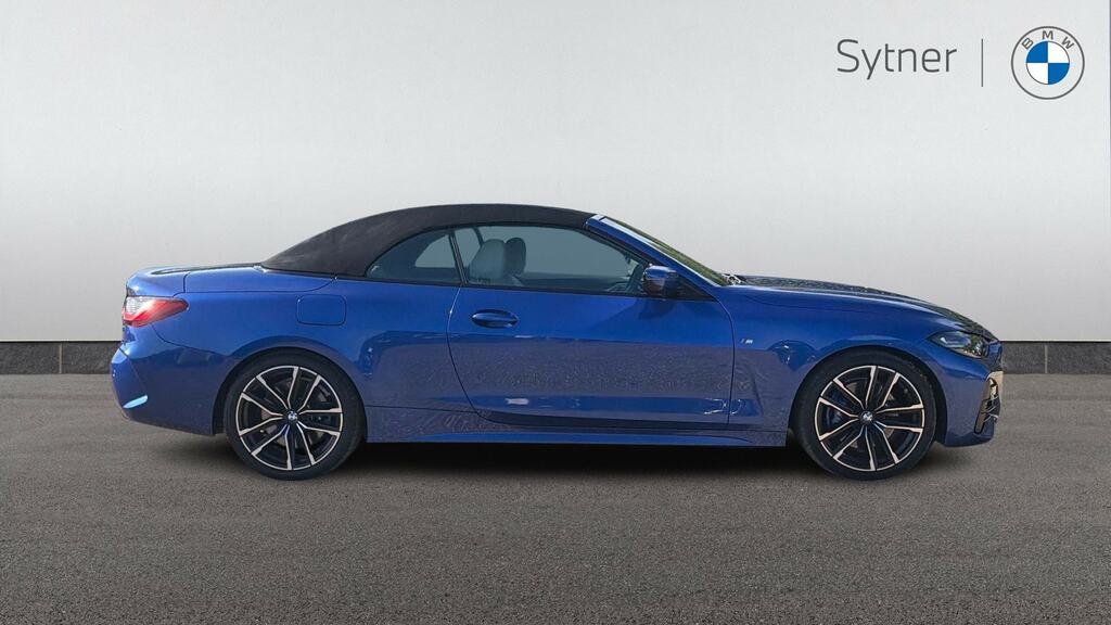 BMW 4 Series 430D Mht M Sport Step Pro Pack YA23JOV Blue #5