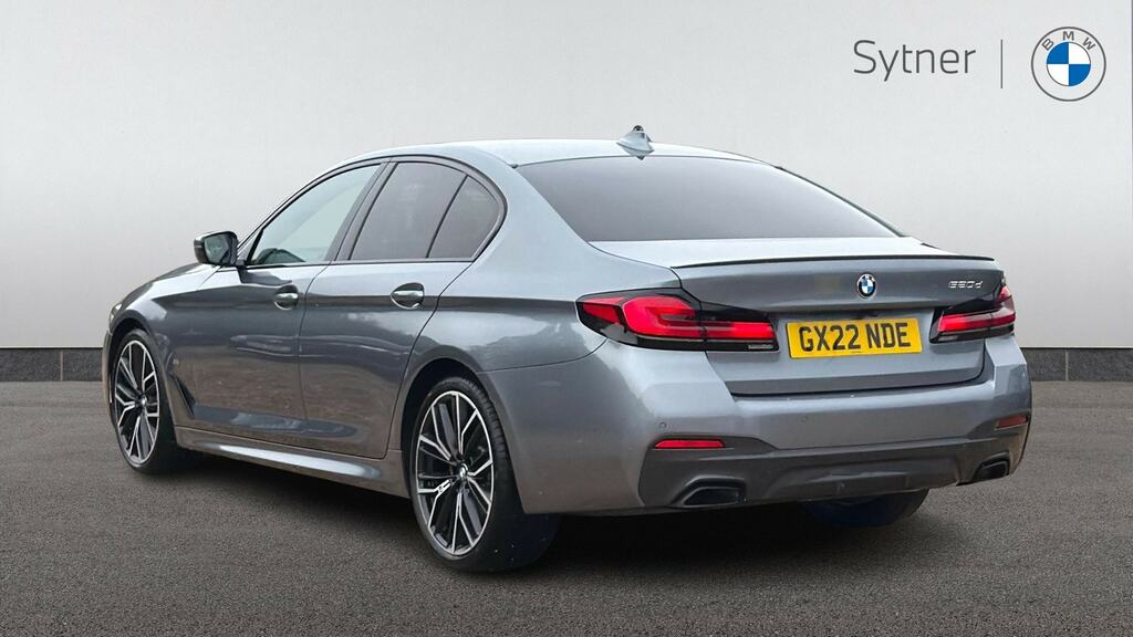 BMW 5 Series 520D Mht M Sport Step GX22NDE Blue #2