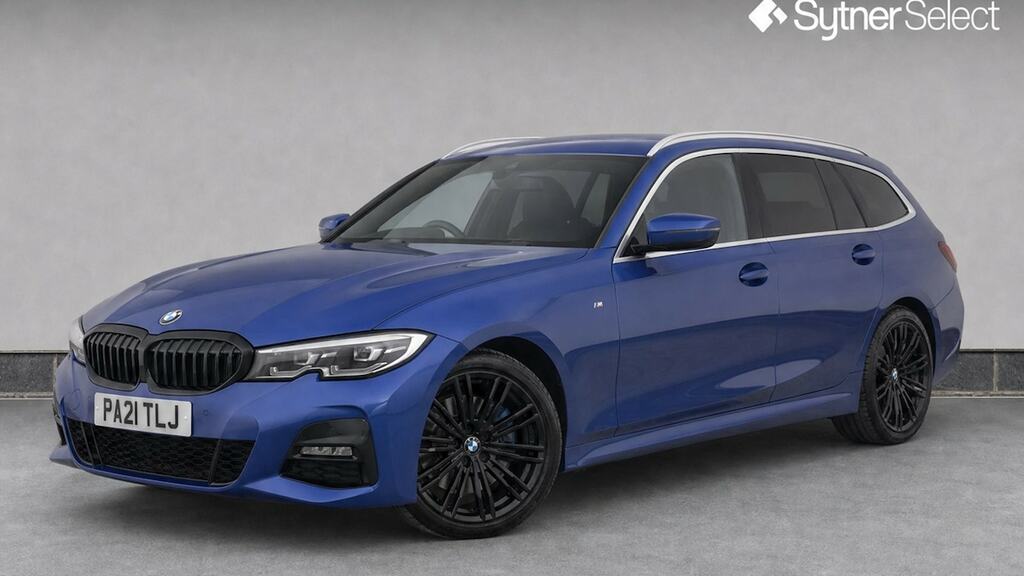 BMW 3 Series 330D Mht M Sport Step PA21TLJ Blue #2