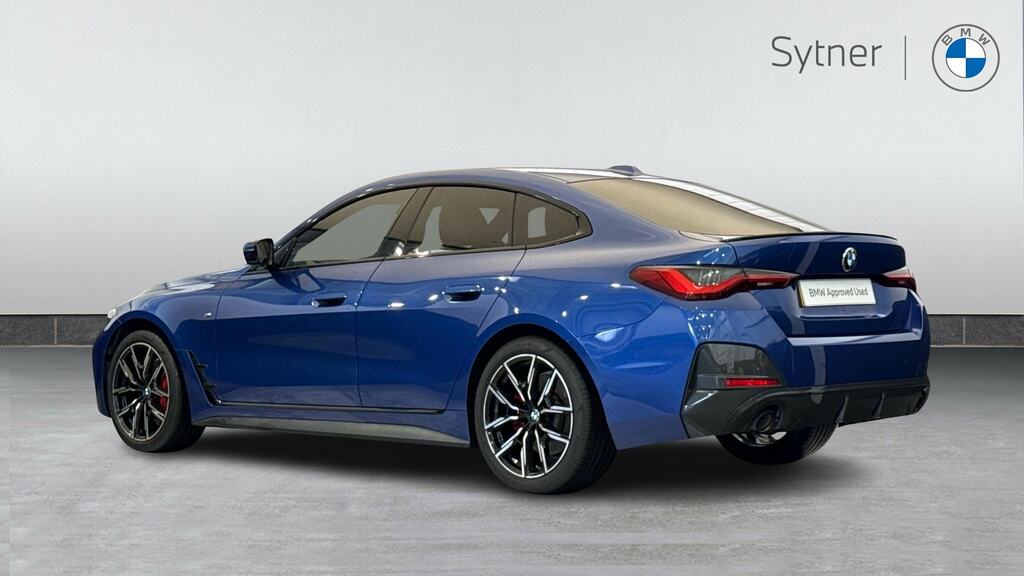 BMW 4 Series Gran Coupe 420D Mht M Sport Step Pro Pack DE71YGM Blue #2