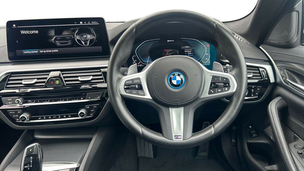 BMW 5 Series 530E M Sport Tech Pack YK23WAV Black #5