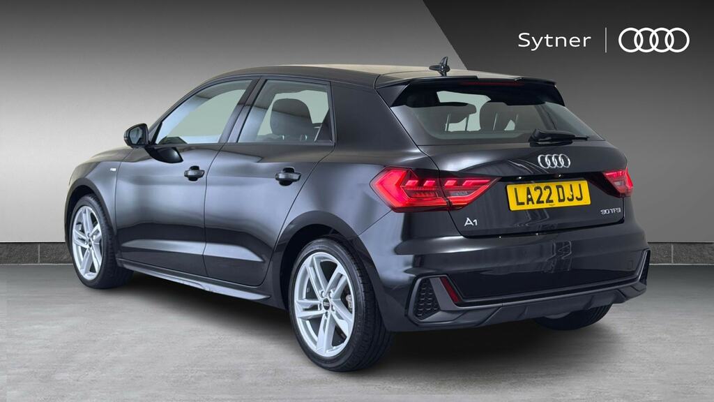 Audi A1 30 Tfsi 110 S Line LA22DJJ Black #3