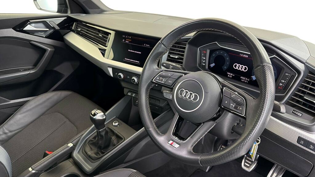 Audi A1 30 Tfsi 110 S Line LA22DJJ Black #6