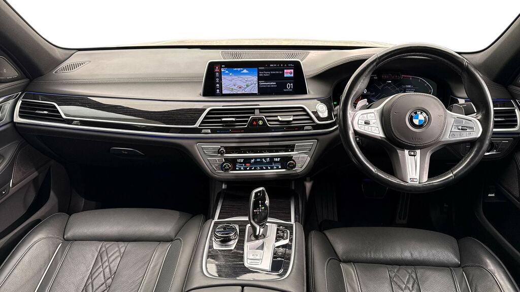 BMW 7 Series 750I Xdrive M Sport White #4