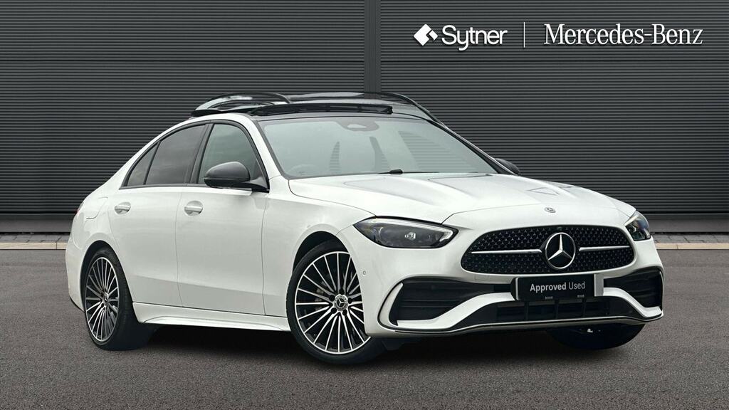 Mercedes-Benz C Class C300 Amg Line Premium Plus 9G-tronic White