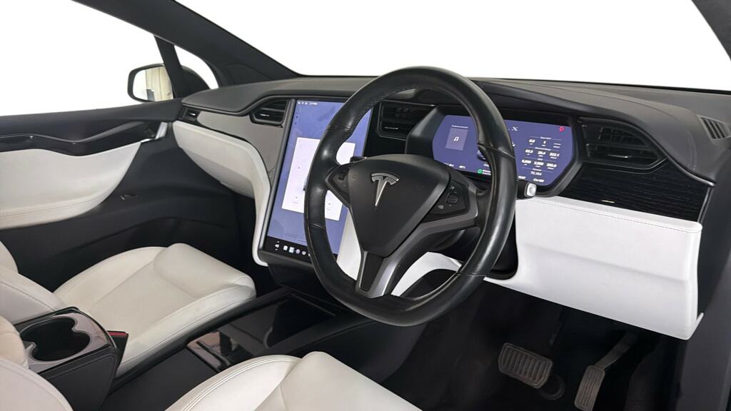 Tesla Model X Dual Motor Long Range Suv 4Wde White #9