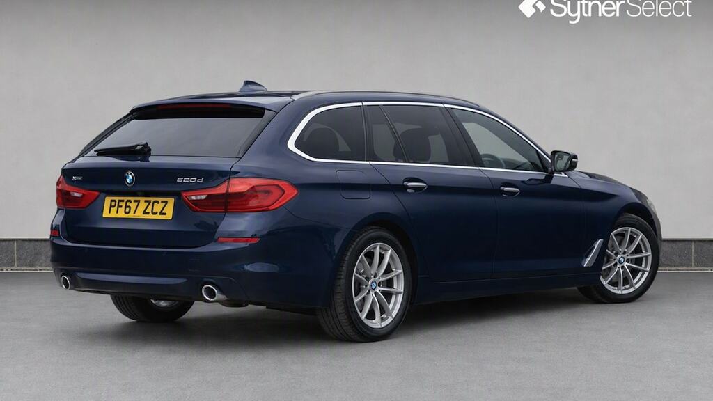 BMW 5 Series 520D Xdrive Se Blue #4