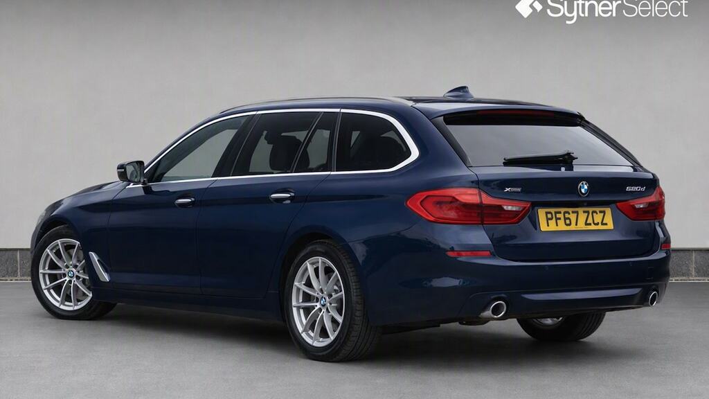 BMW 5 Series 520D Xdrive Se Blue #3