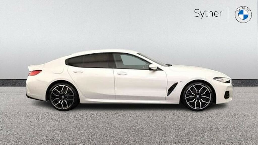 BMW 8 Series Gran Coupe 840I M Sport White #3