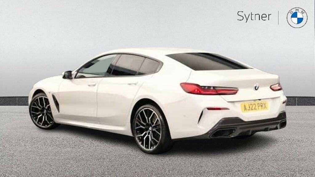 BMW 8 Series Gran Coupe 840I M Sport White #2