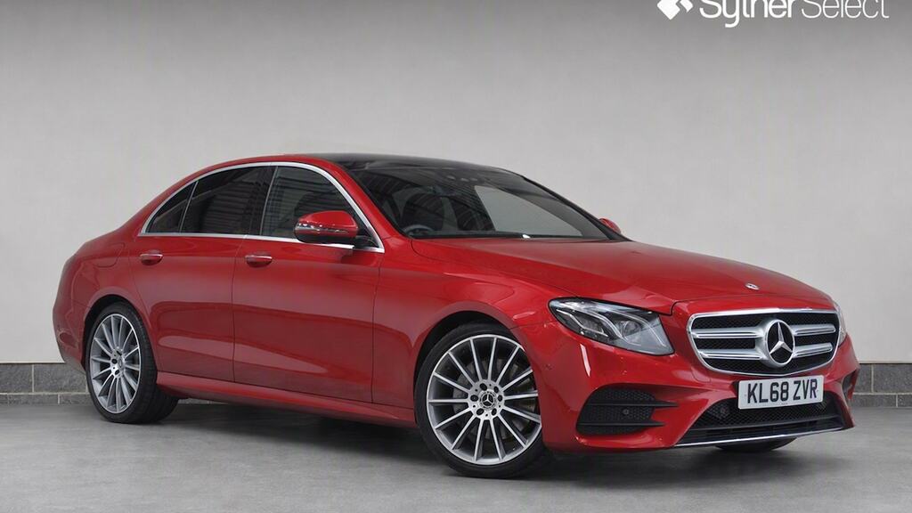 Mercedes-Benz E Class E400d 4Matic Amg Line Premium Plus 9G-tronic Red