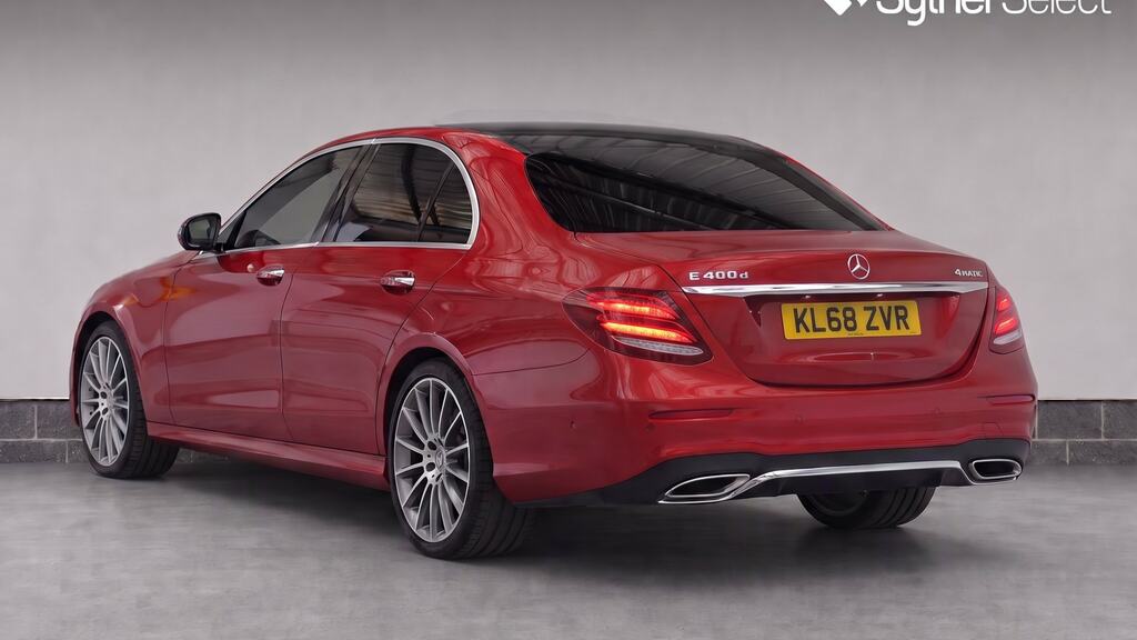 Mercedes-Benz E Class E400d 4Matic Amg Line Premium Plus 9G-tronic Red #3