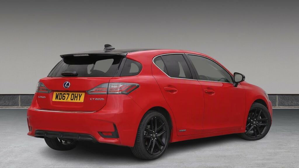 Lexus CT 200H 1.8 Sport Cvt Red #4