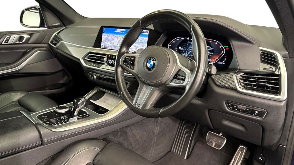BMW X5 Xdrive M50d Blue #6