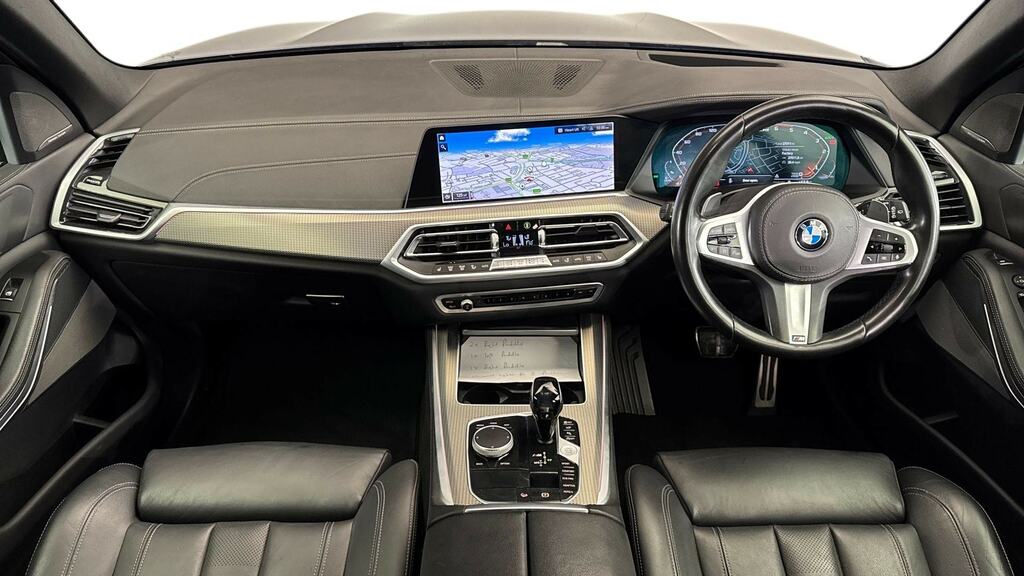 BMW X5 Xdrive M50d Blue #4