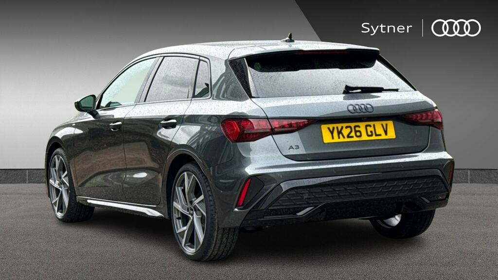 Audi A3 1.5 Tfsi 150 Black Ed S Tronic Tech Pack YK26GLV Grey #3