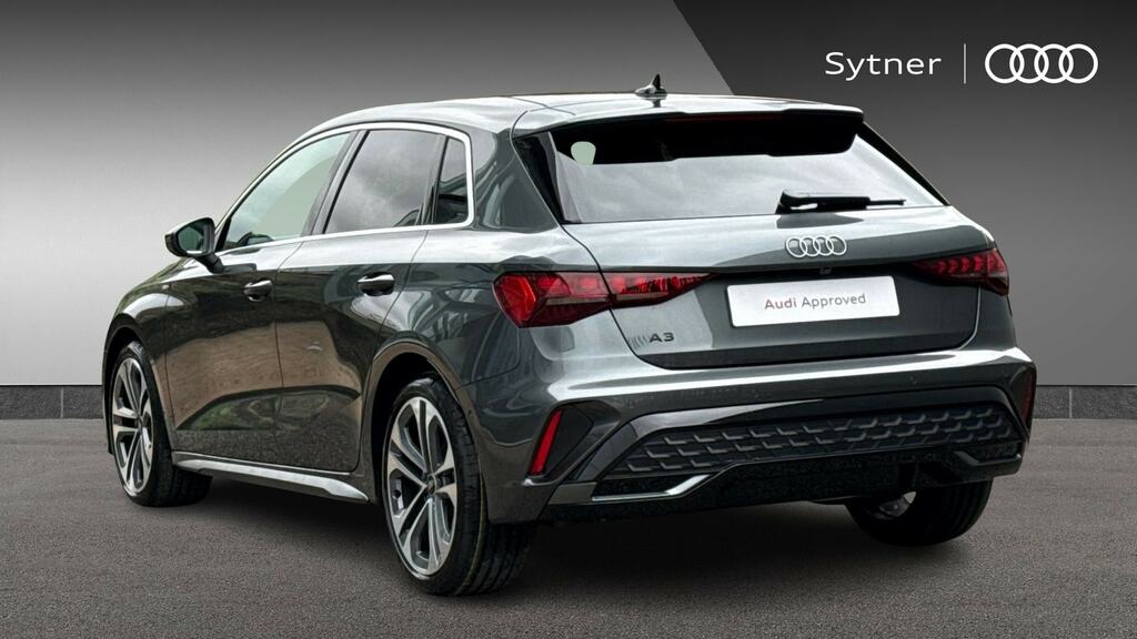 Audi A3 1.5 Tfsi 150 S Line S Tronic Tech Pack YK26GRX Grey #3