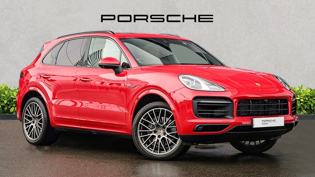 Porsche Cayenne E-hybrid Tiptronic S Red