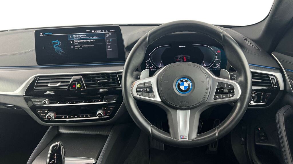 BMW 5 Series Blue #5
