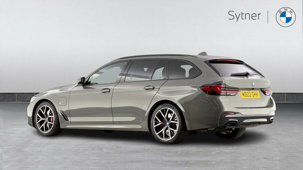BMW 5 Series Blue #2