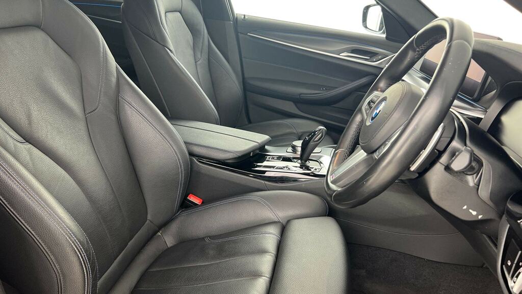 BMW 5 Series Blue #11