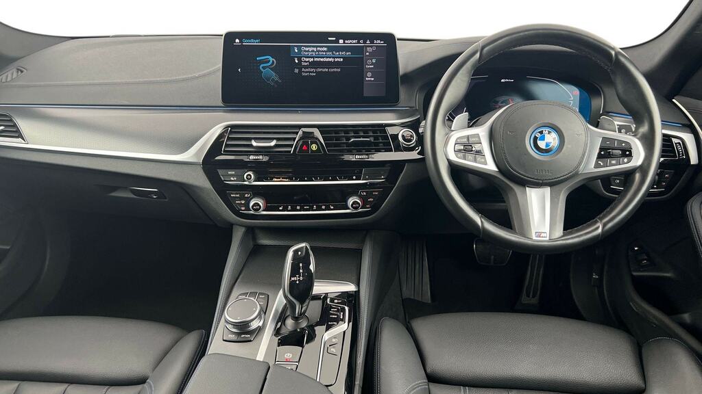 BMW 5 Series Blue #4
