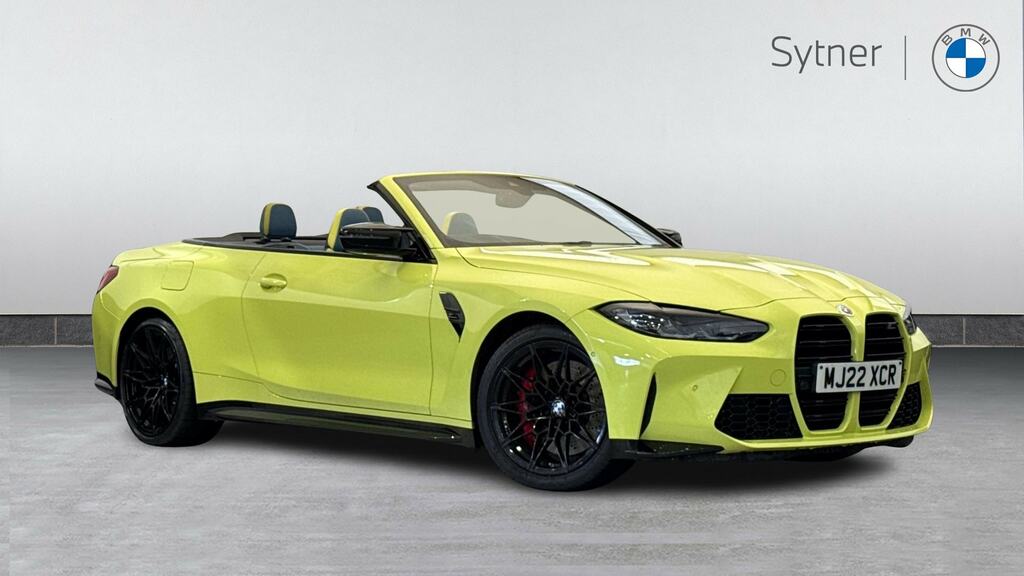 BMW M4 M4 Xdrive Competition M Step Yellow