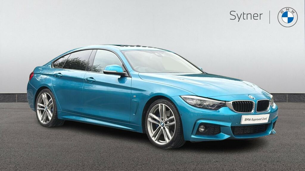 BMW 4 Series Gran Coupe 420D 190 M Sport Professional Media Blue
