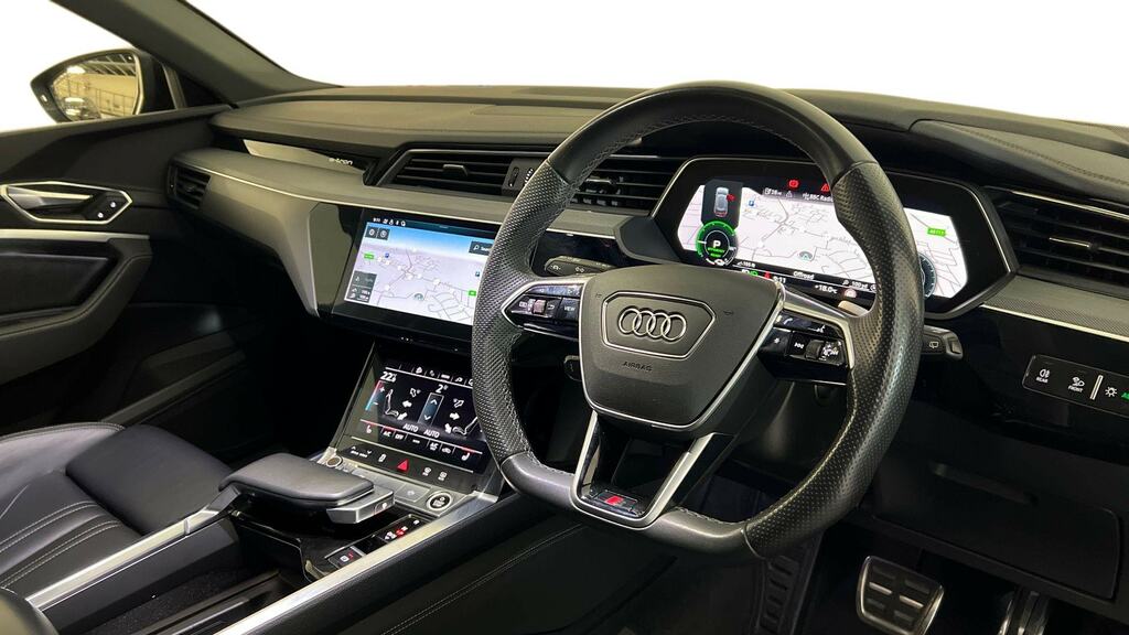 Audi Q8 e tron 250Kw 50 Quattro 95Kwh Black Edition Grey #6