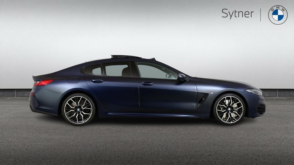 BMW 8 Series Gran Coupe 840I M Sport Blue #3