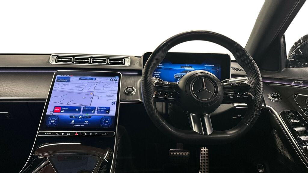 Mercedes-Benz S Class Saloon Blue #9