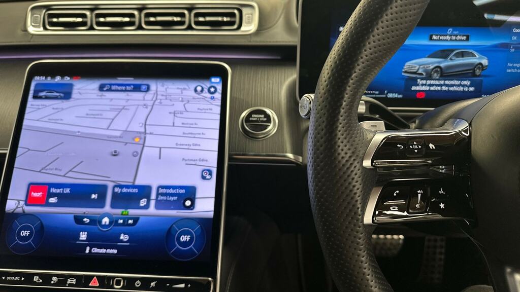 Mercedes-Benz S Class Saloon Blue #10
