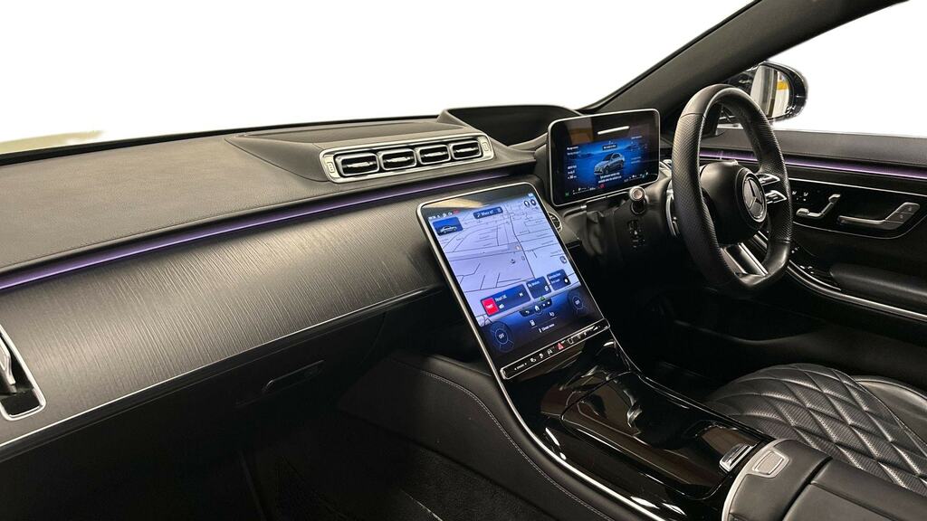 Mercedes-Benz S Class Saloon Blue #8