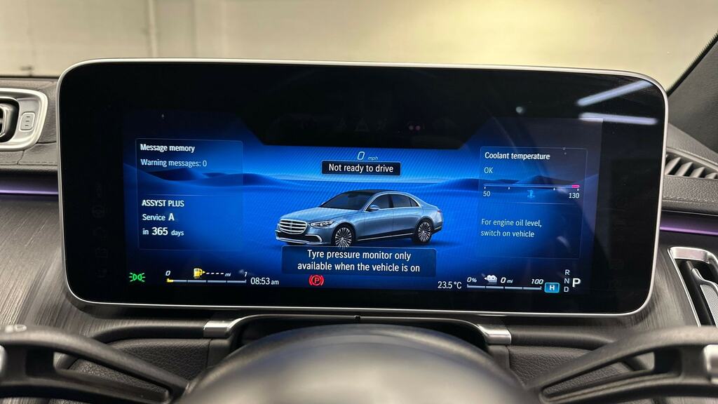 Mercedes-Benz S Class Saloon Blue #13