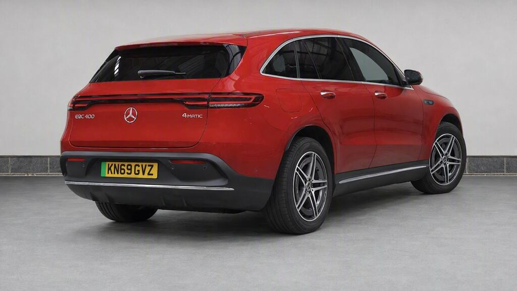Mercedes-Benz EQC Eqc 400 300Kw Amg Line 80Kwh Red #4