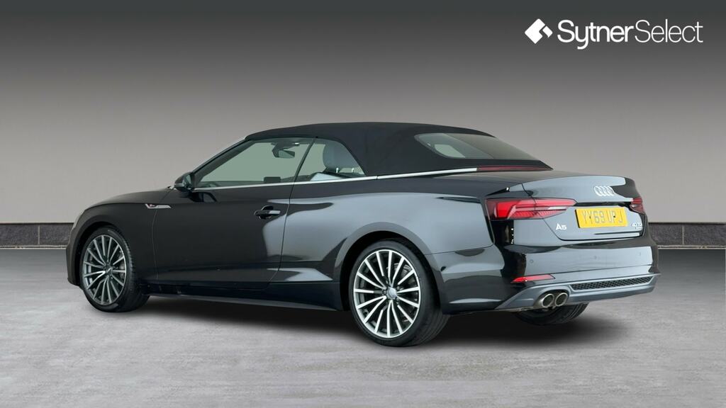 Audi A5 40 Tdi Quattro S Line S Tronic YY69UPJ Black #3