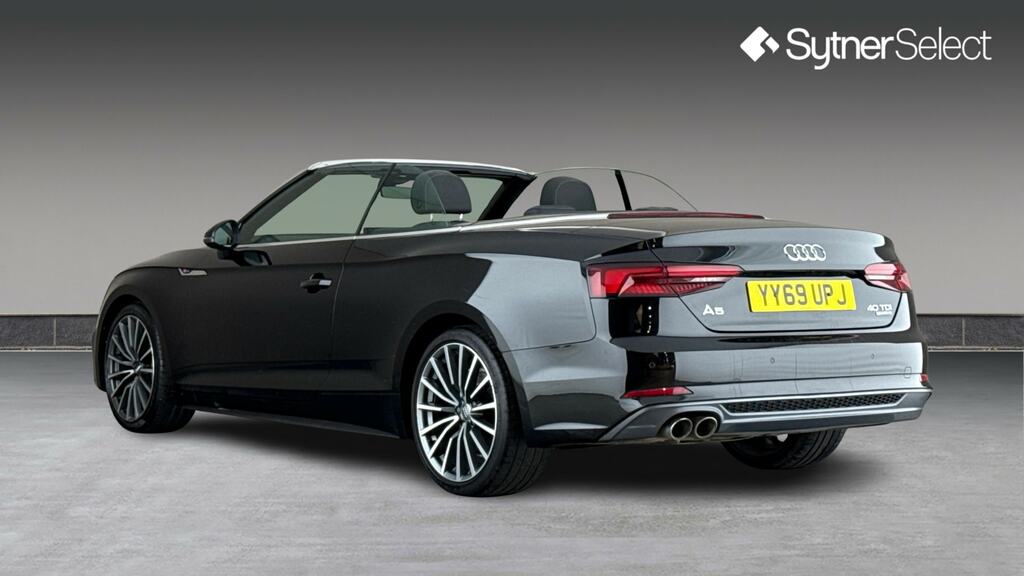 Audi A5 40 Tdi Quattro S Line S Tronic YY69UPJ Black #4