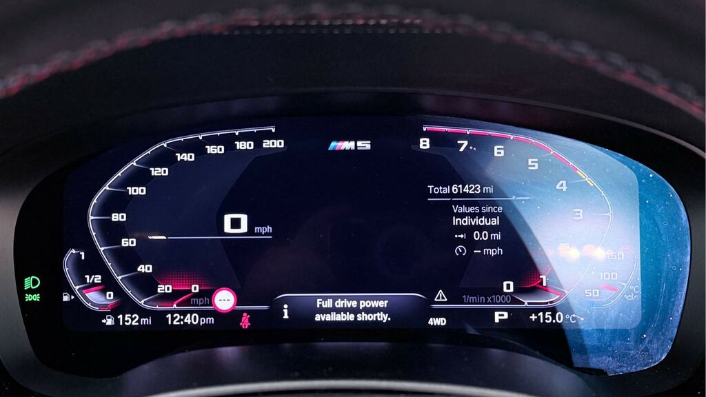 BMW M5 4.4I V8 Competition Saloon Blue #9